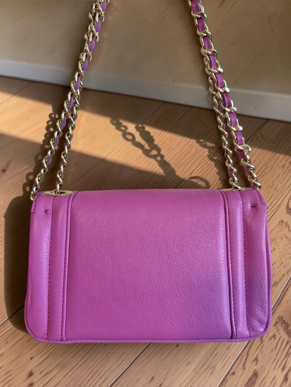 Valentino by Mario Valentino Beatriz Embossed Leather Shoulder Bag